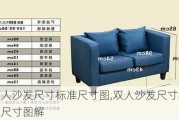 双人沙发尺寸标准尺寸图,双人沙发尺寸标准尺寸图解